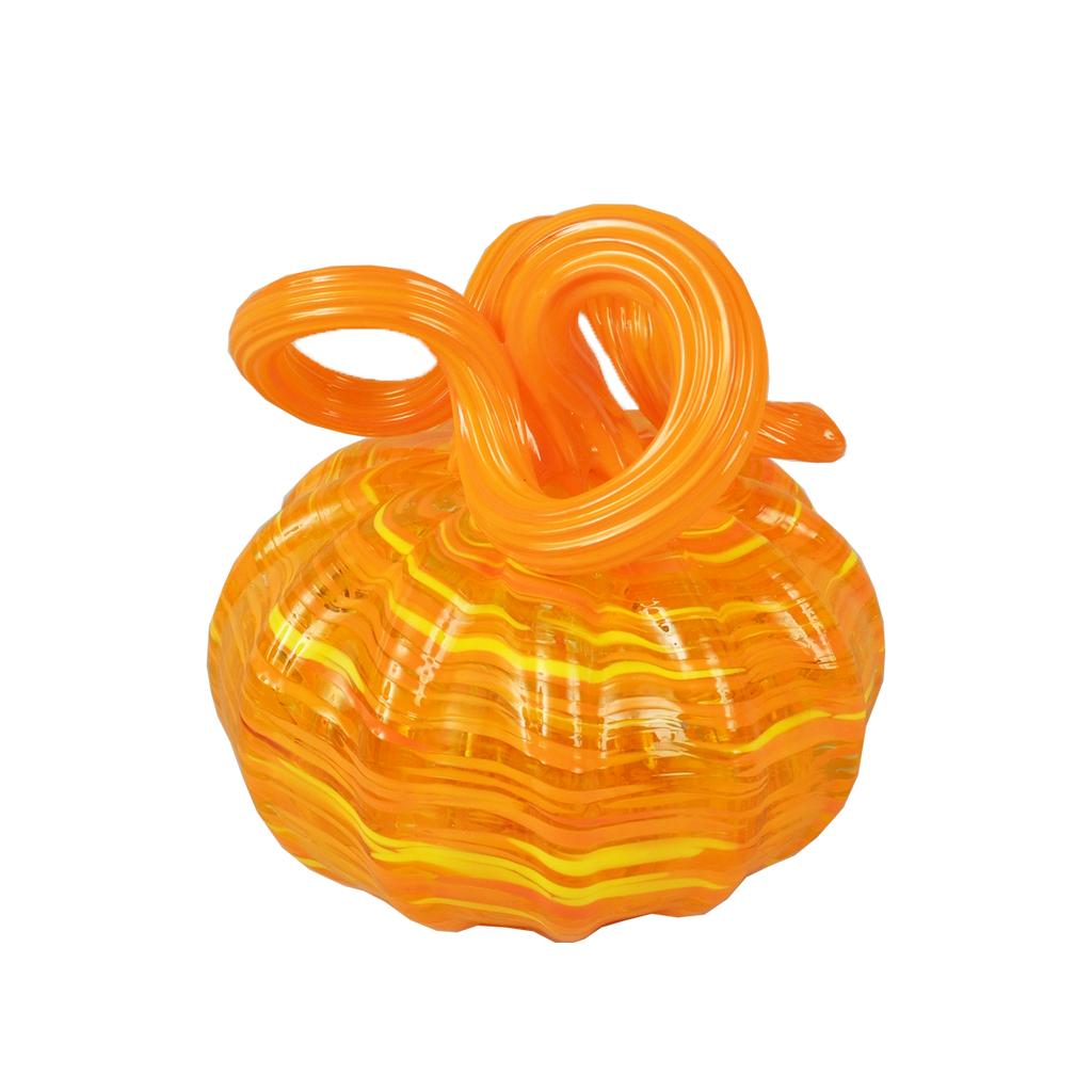 Bright Pumpkins - Glass Art - Kingston Glass Studio - Blown Glass - Glass Blowing