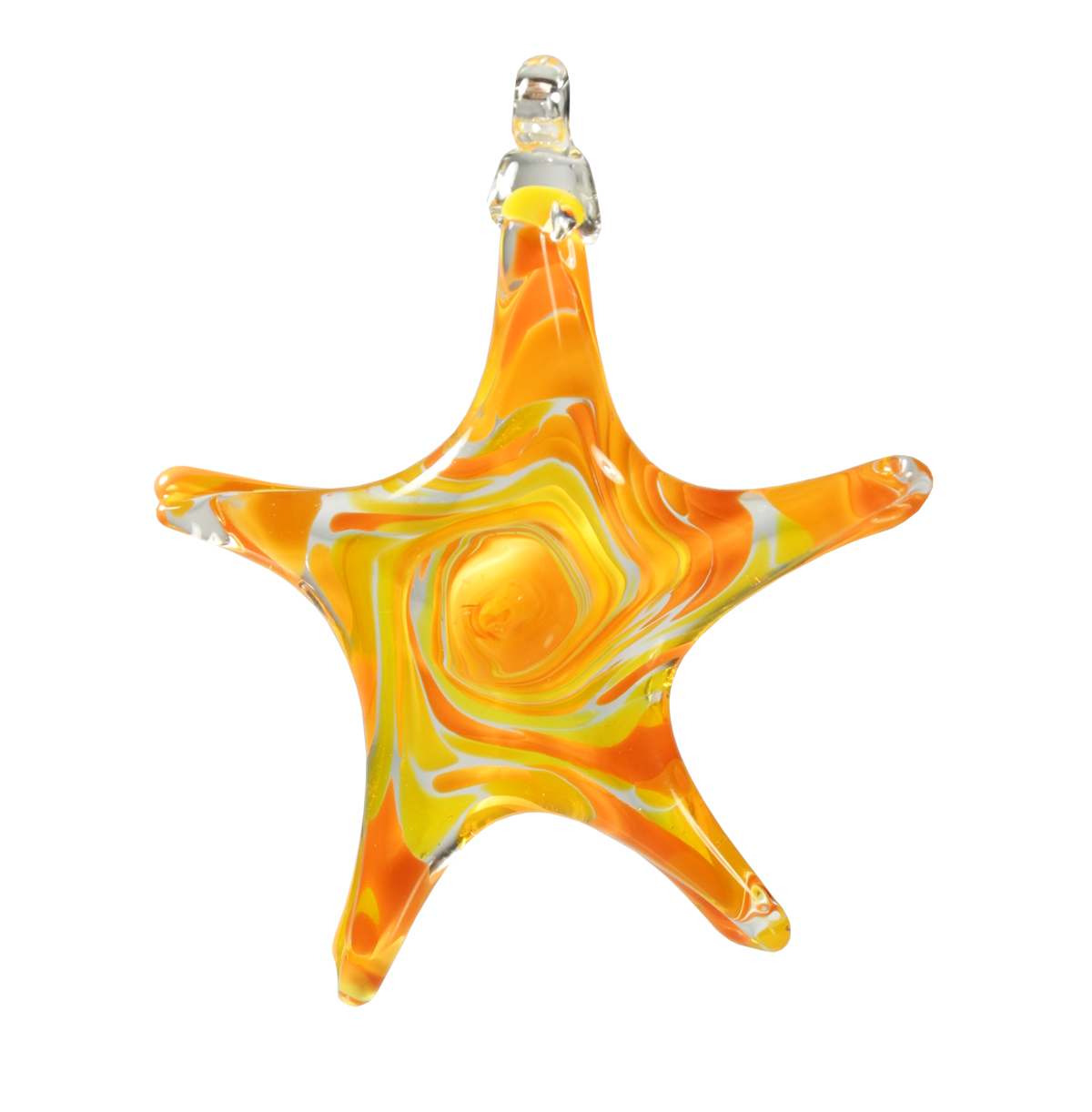 Star Ornament - Glass Art - Kingston Glass Studio - Blown Glass - Glass Blowing