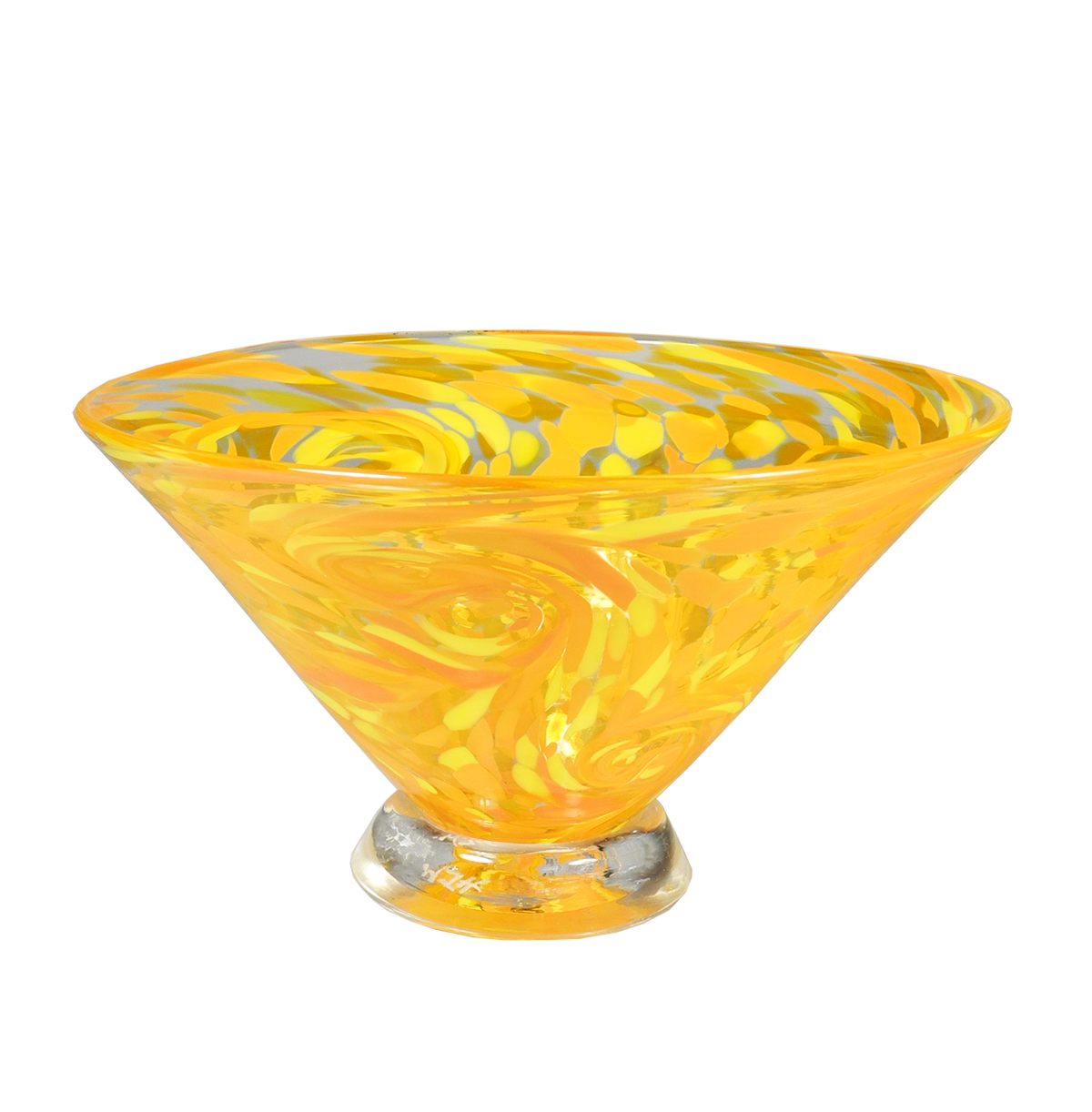 Bright Starry Bowls - Glass Art - Kingston Glass Studio - Blown Glass - Glass Blowing