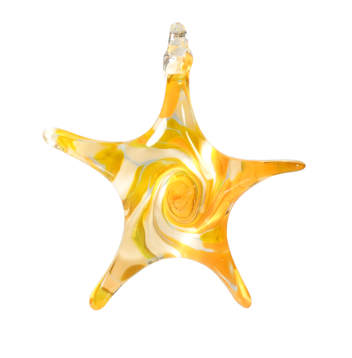 Star Ornament - Glass Art - Kingston Glass Studio - Blown Glass - Glass Blowing