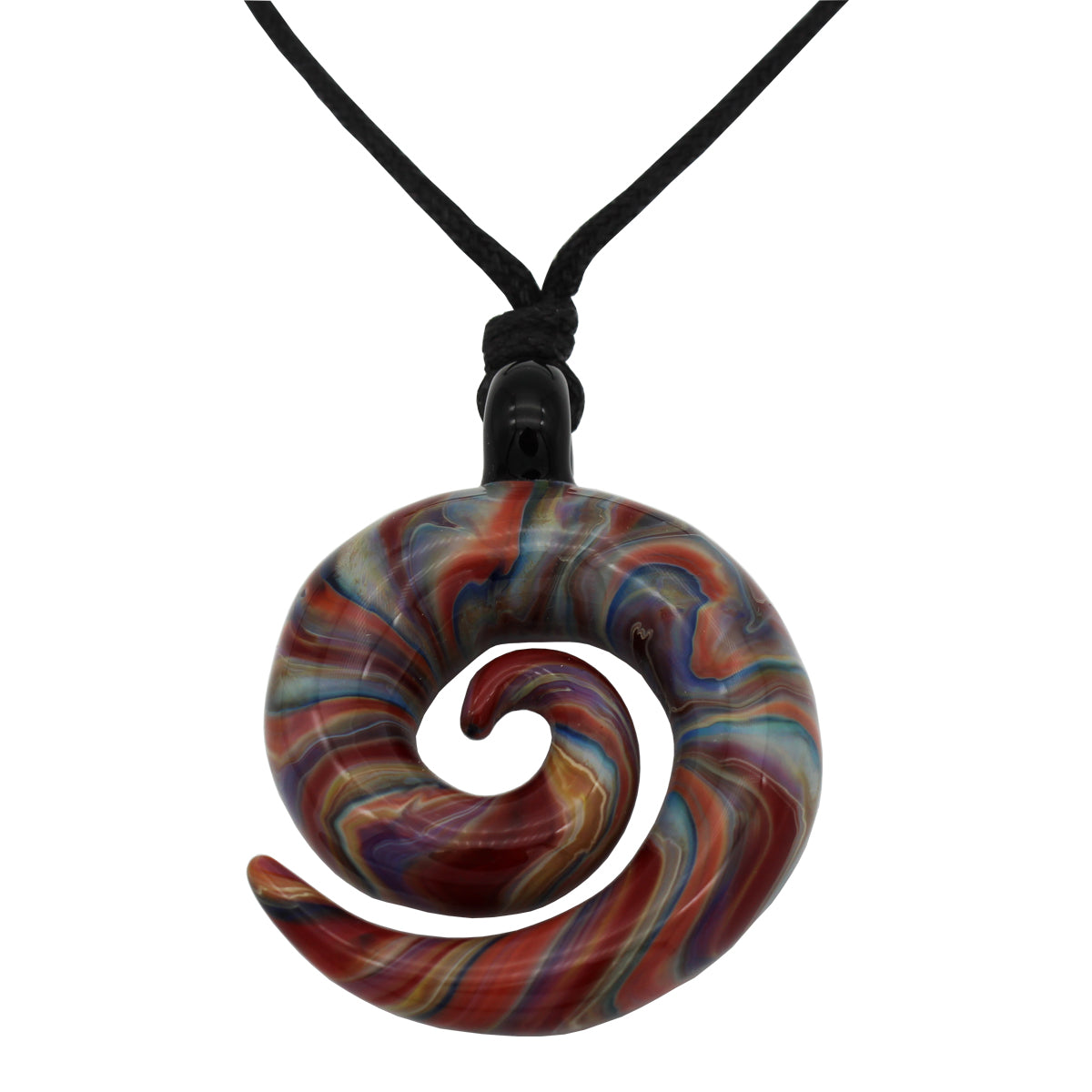 Organic Spiral Pendants - Glass Art - Kingston Glass Studio - Blown Glass - Glass Blowing