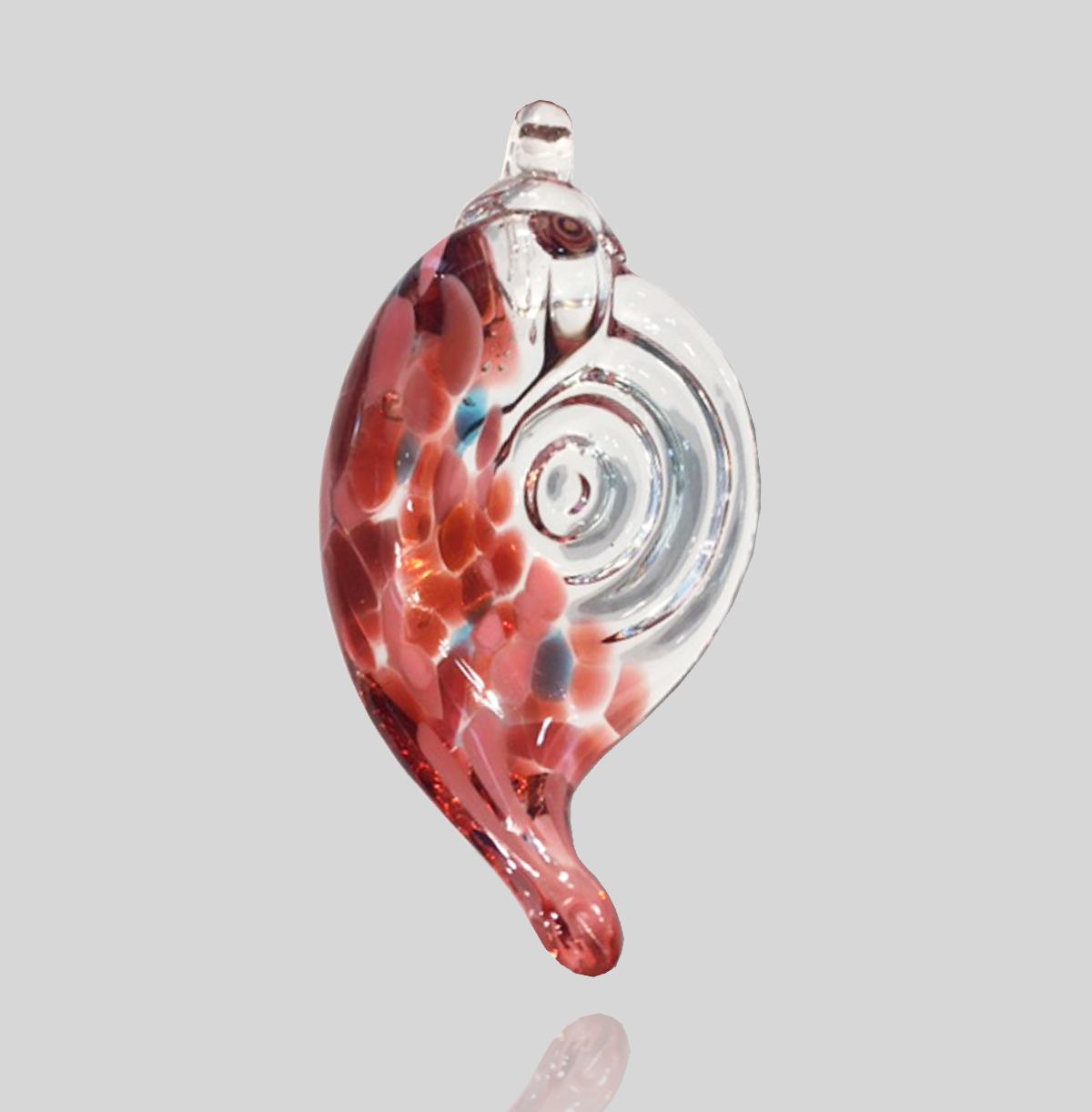 Shell Ornament - Glass Art - Kingston Glass Studio - Blown Glass - Glass Blowing