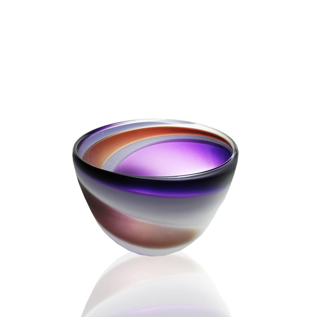 Swirl Bowls - Glass Art - Kingston Glass Studio - Blown Glass - Glass Blowing