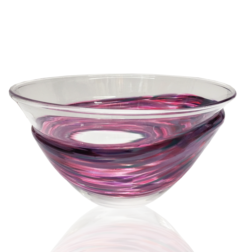 Wrap Bowls - Glass Art - Kingston Glass Studio - Blown Glass - Glass Blowing