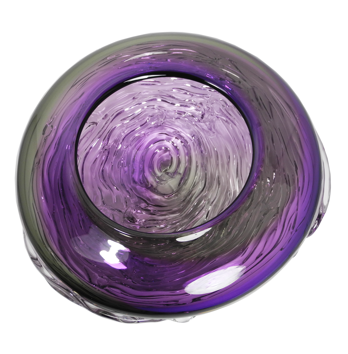 Ripple Wave Bowls - Glass Art - Kingston Glass Studio - Blown Glass - Glass Blowing