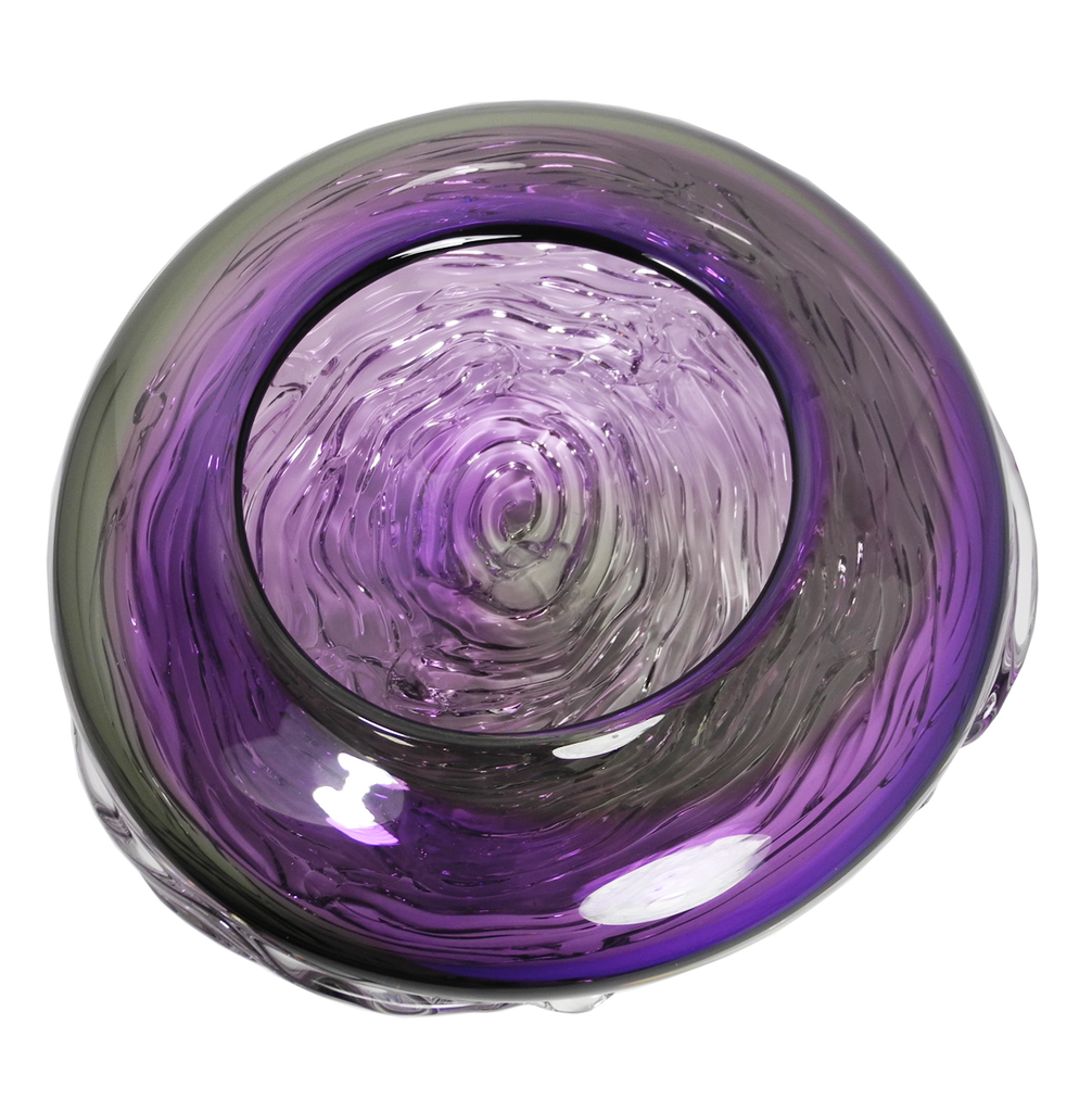 Ripple Wave Bowls - Glass Art - Kingston Glass Studio - Blown Glass - Glass Blowing