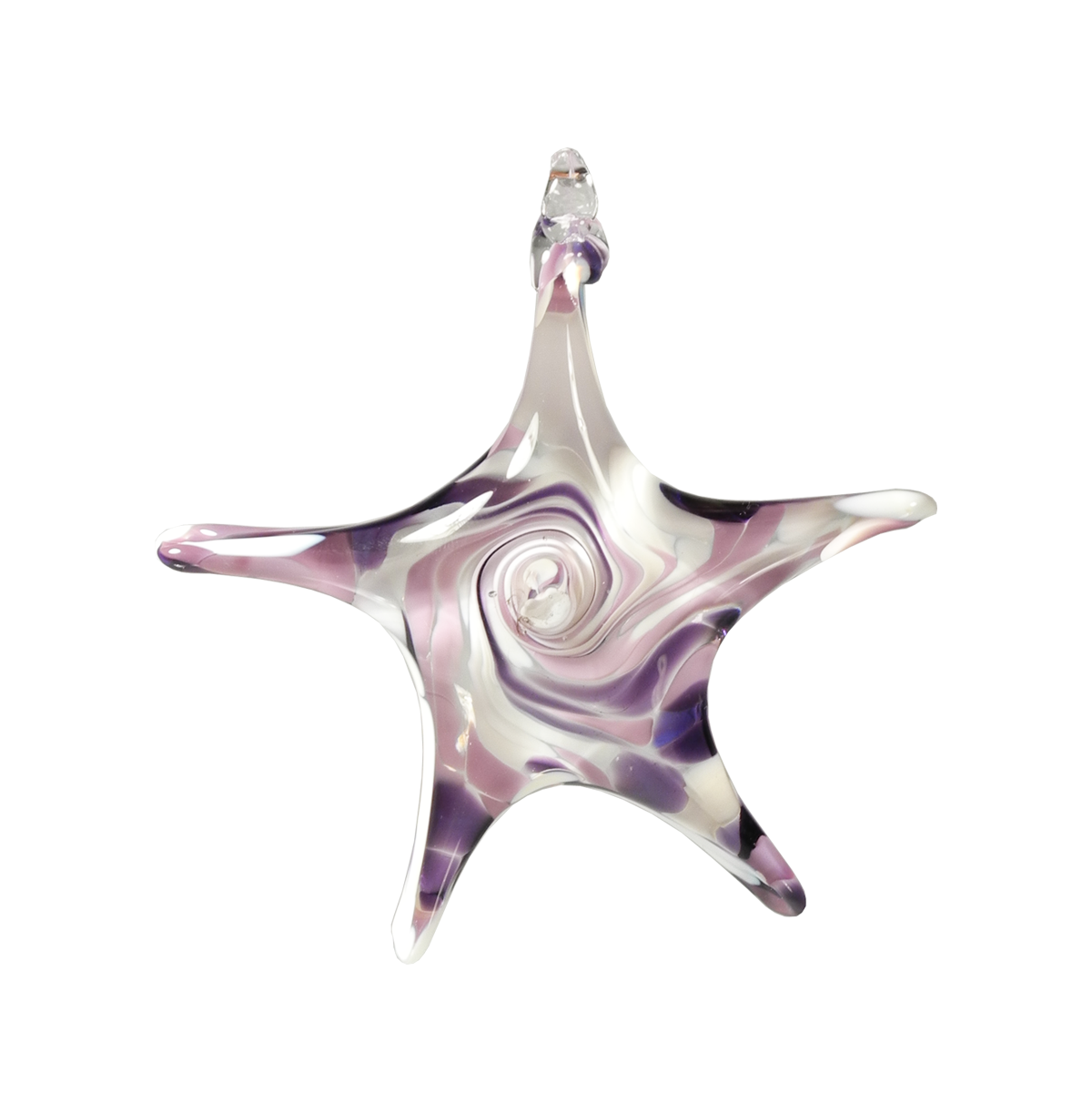 Star Ornament - Glass Art - Kingston Glass Studio - Blown Glass - Glass Blowing