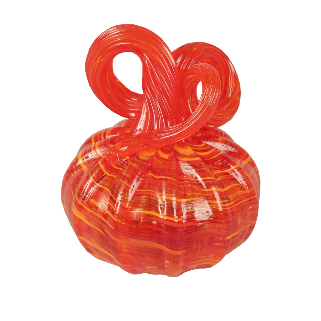Bright Pumpkins - Glass Art - Kingston Glass Studio - Blown Glass - Glass Blowing