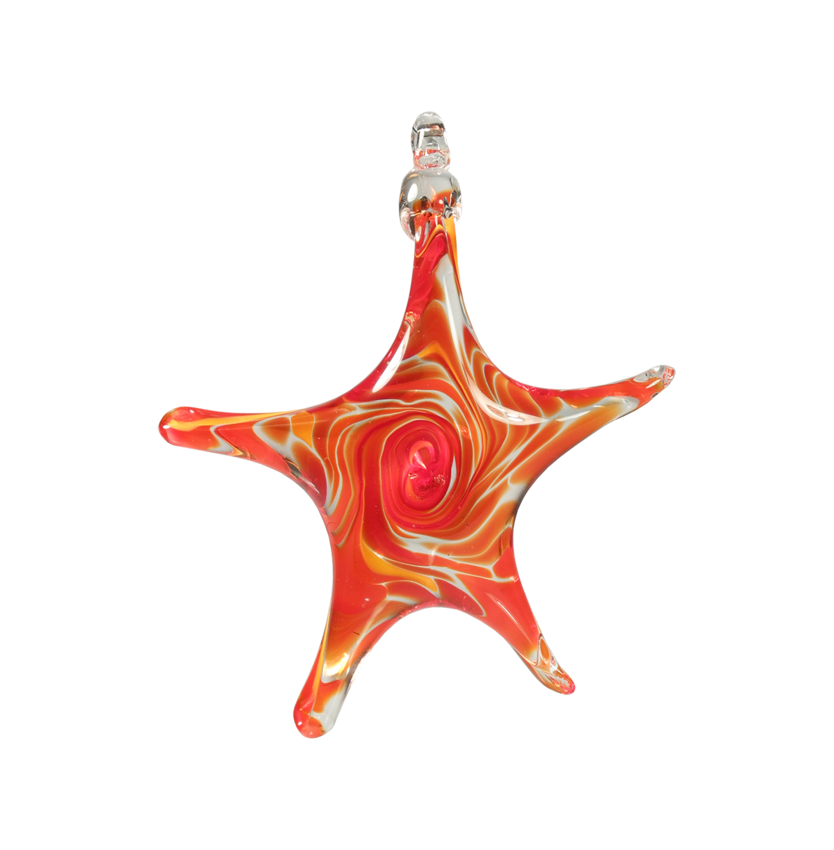 Star Ornament - Glass Art - Kingston Glass Studio - Blown Glass - Glass Blowing