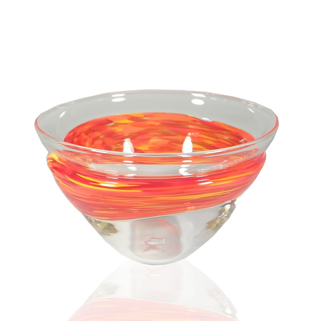 Wrap Bowls - Glass Art - Kingston Glass Studio - Blown Glass - Glass Blowing