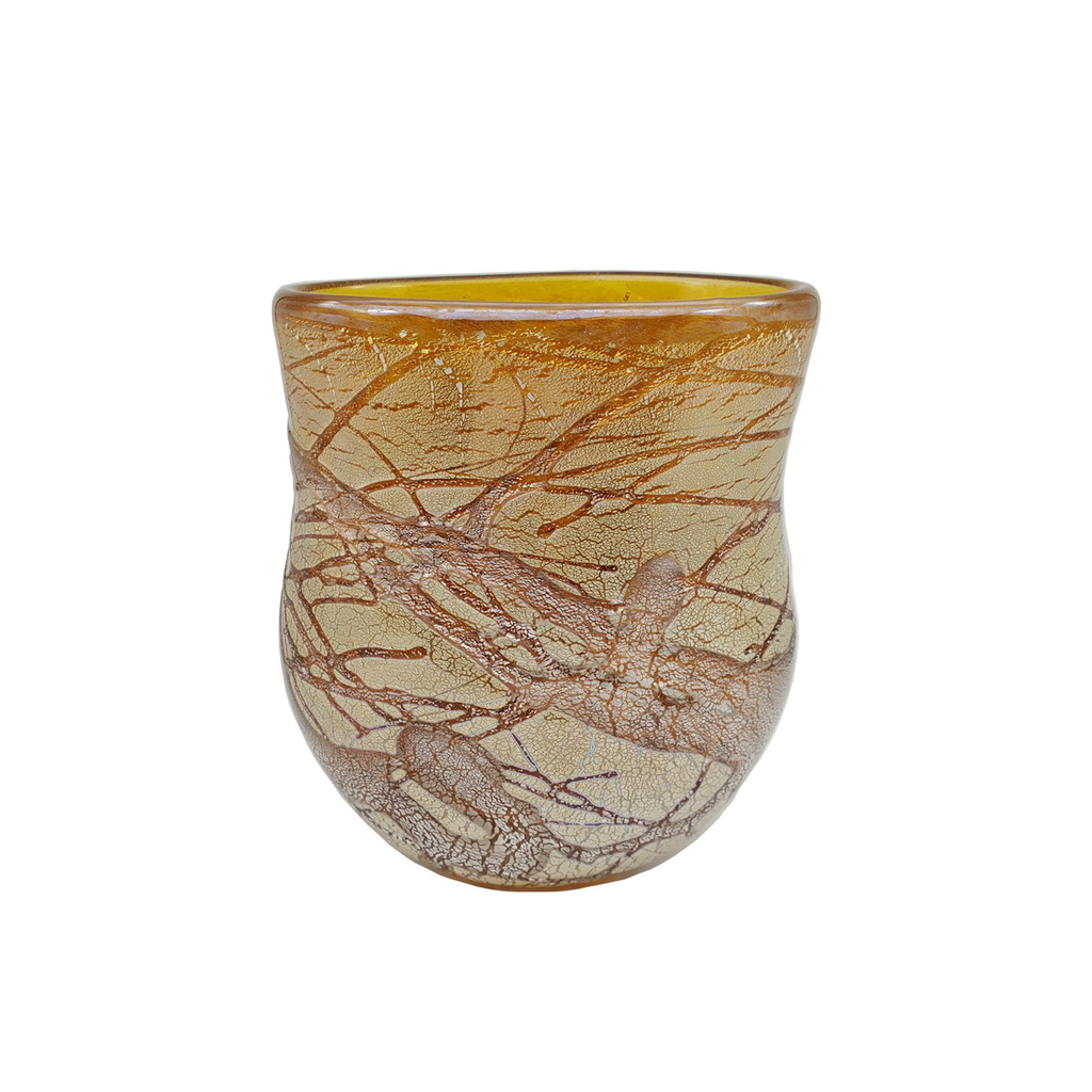 Geo Vase - Glass Art - Kingston Glass Studio - Blown Glass - Glass Blowing