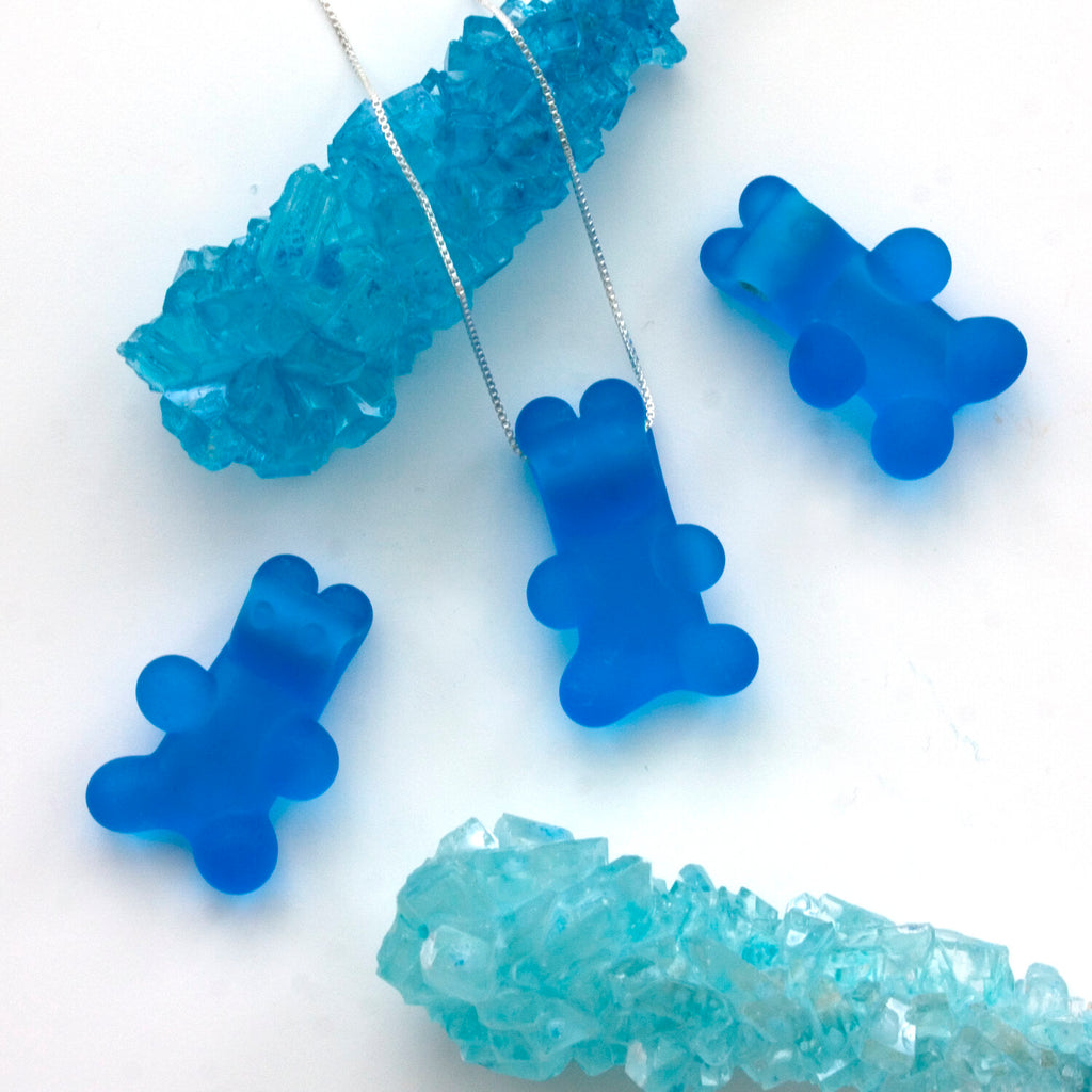 Gummy Bear Candy Necklace | Handmade Glass Jewelry | Gifts