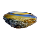 Ripple Wave Bowls - Glass Art - Kingston Glass Studio - Blown Glass - Glass Blowing