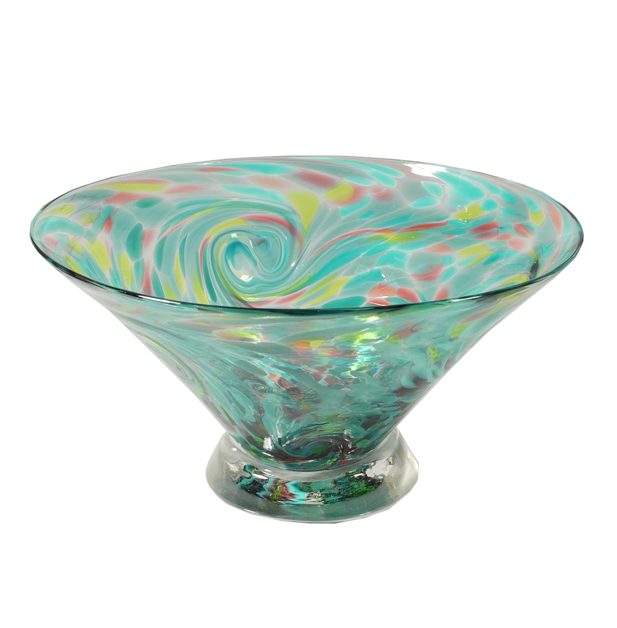 Bright Starry Bowls - Glass Art - Kingston Glass Studio - Blown Glass - Glass Blowing