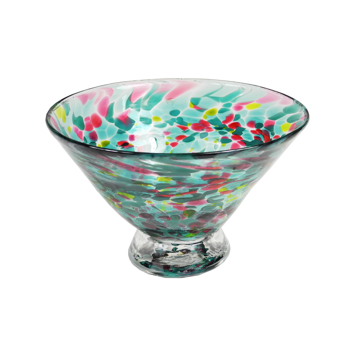 Speckle Dessert Cups - Glass Art - Kingston Glass Studio - Blown Glass - Glass Blowing