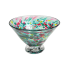 Speckle Dessert Cups - Glass Art - Kingston Glass Studio - Blown Glass - Glass Blowing