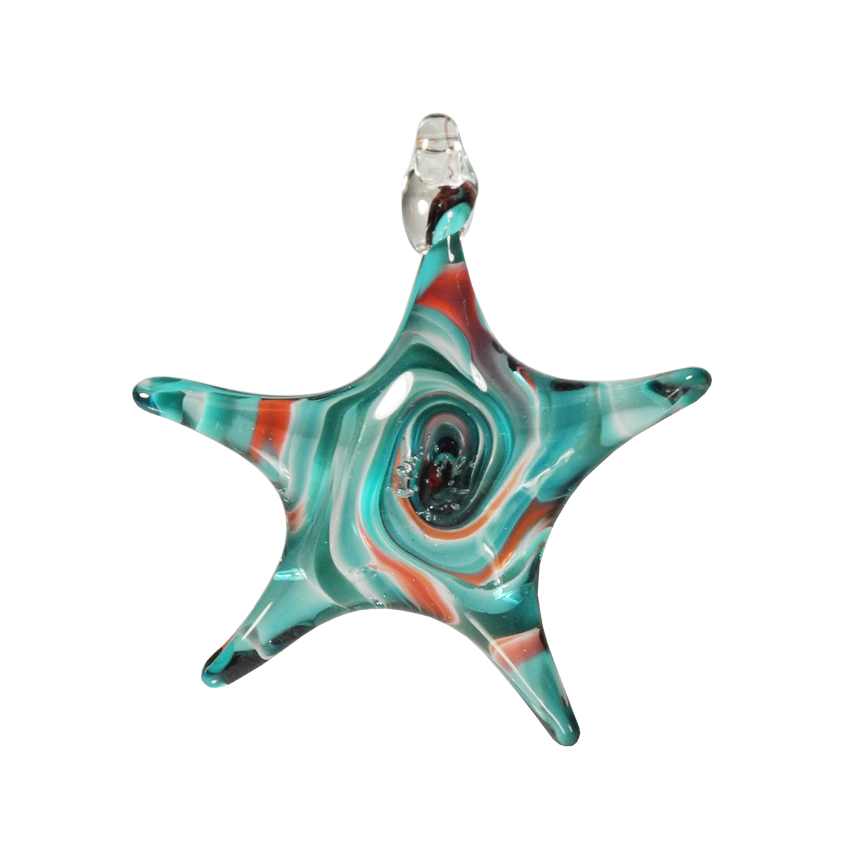 Star Ornament - Glass Art - Kingston Glass Studio - Blown Glass - Glass Blowing