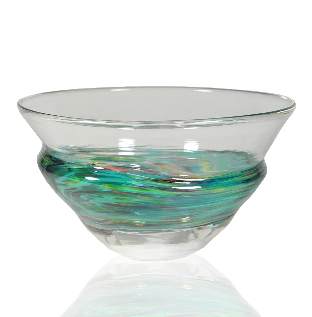 Wrap Bowls - Glass Art - Kingston Glass Studio - Blown Glass - Glass Blowing