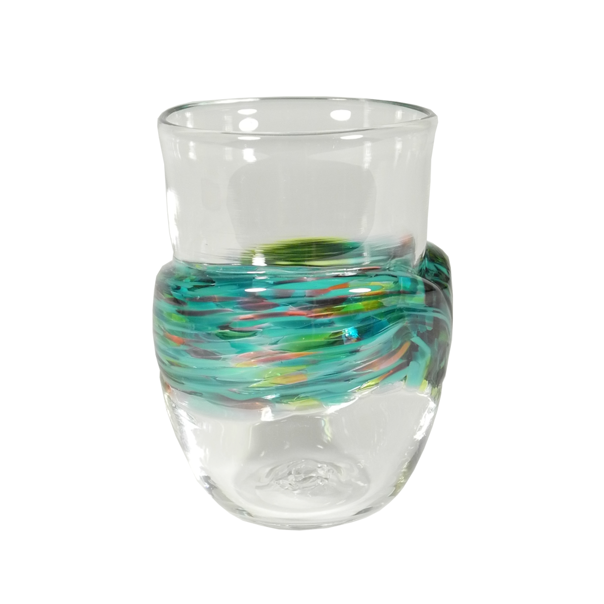 Wrap Cup - Glass Art - Kingston Glass Studio - Blown Glass - Glass Blowing