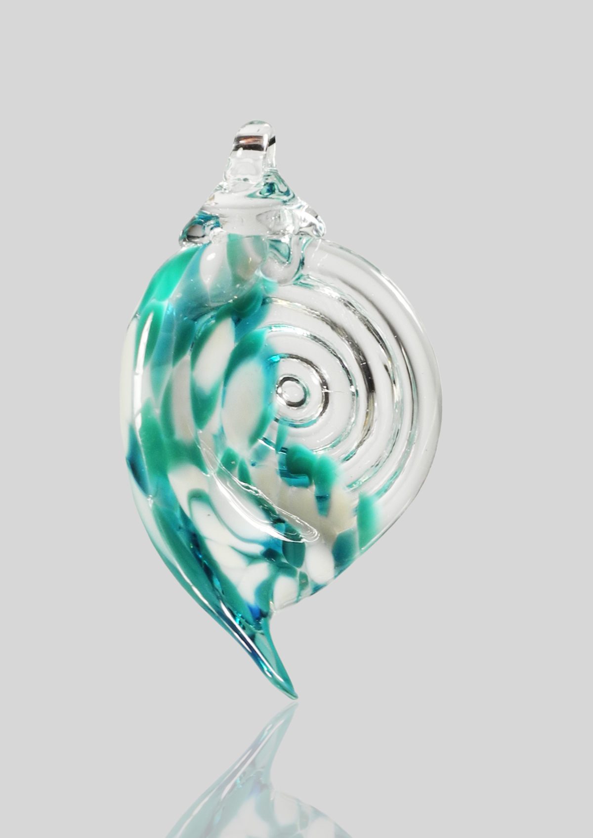 Shell Ornament - Glass Art - Kingston Glass Studio - Blown Glass - Glass Blowing