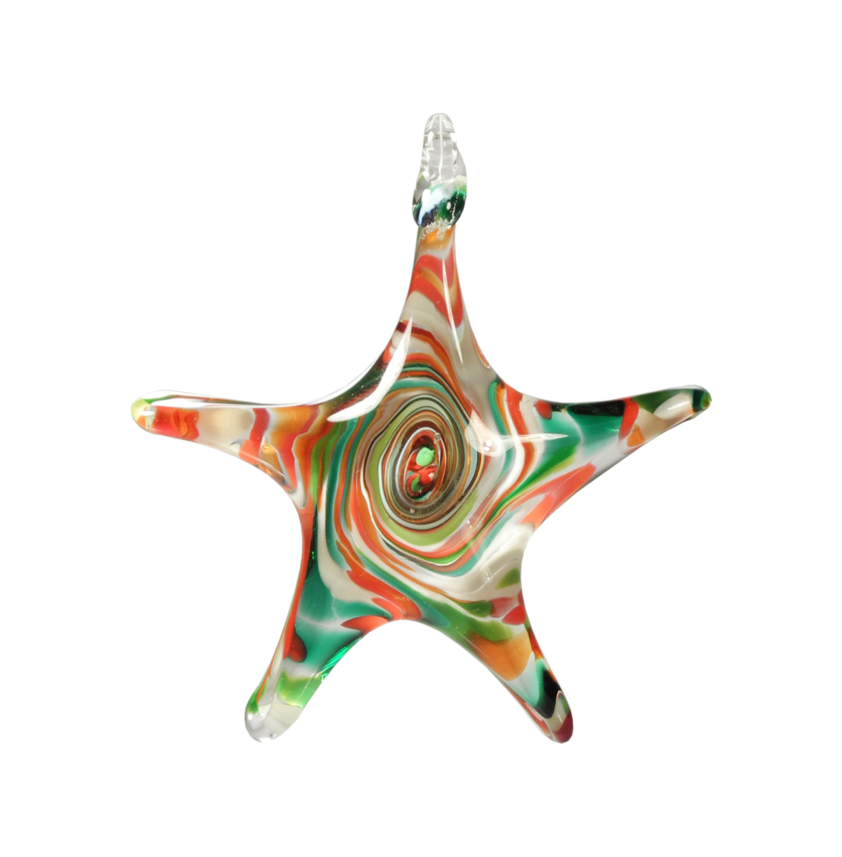 Star Ornament - Glass Art - Kingston Glass Studio - Blown Glass - Glass Blowing