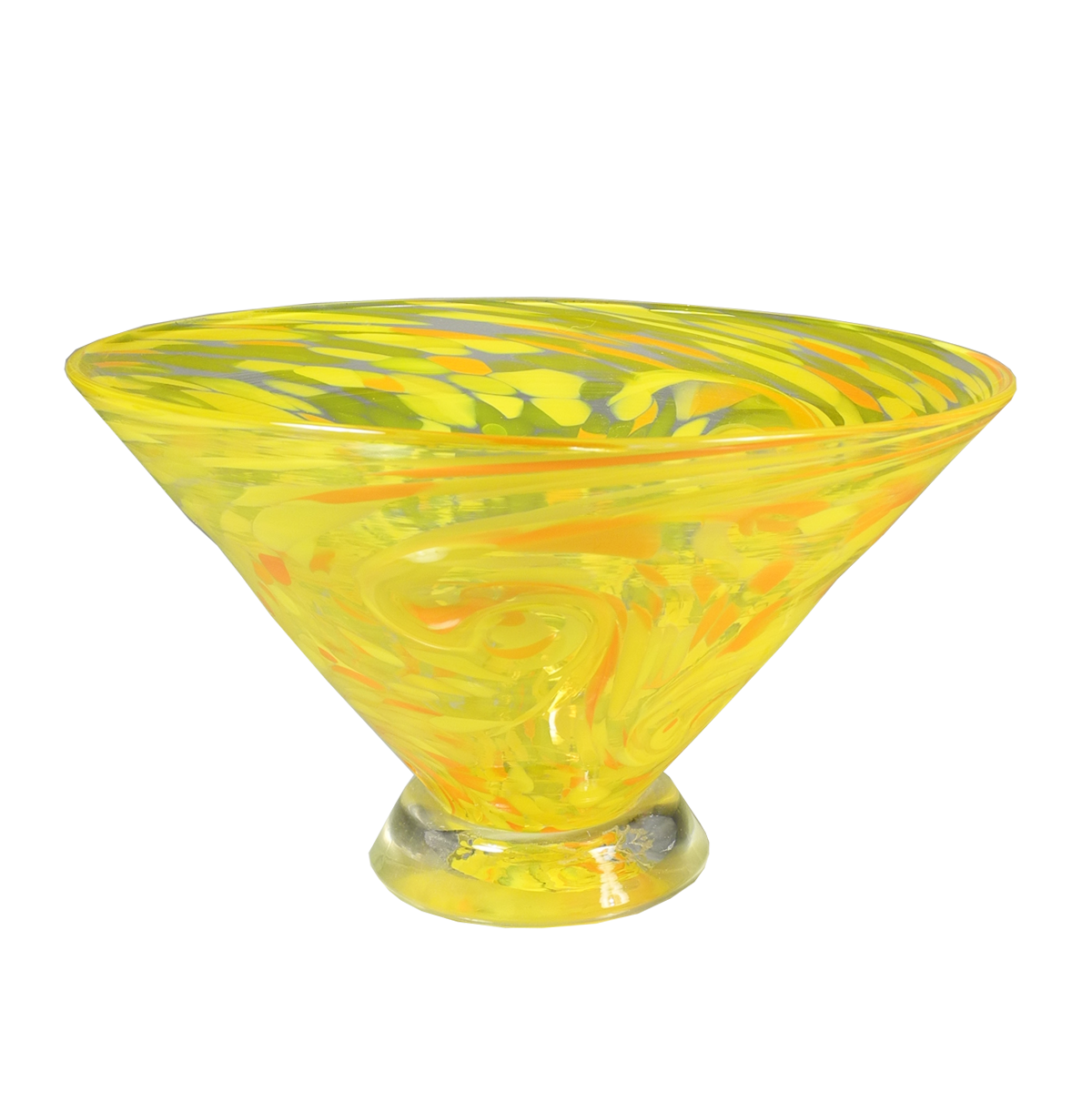 Bright Starry Bowls - Glass Art - Kingston Glass Studio - Blown Glass - Glass Blowing