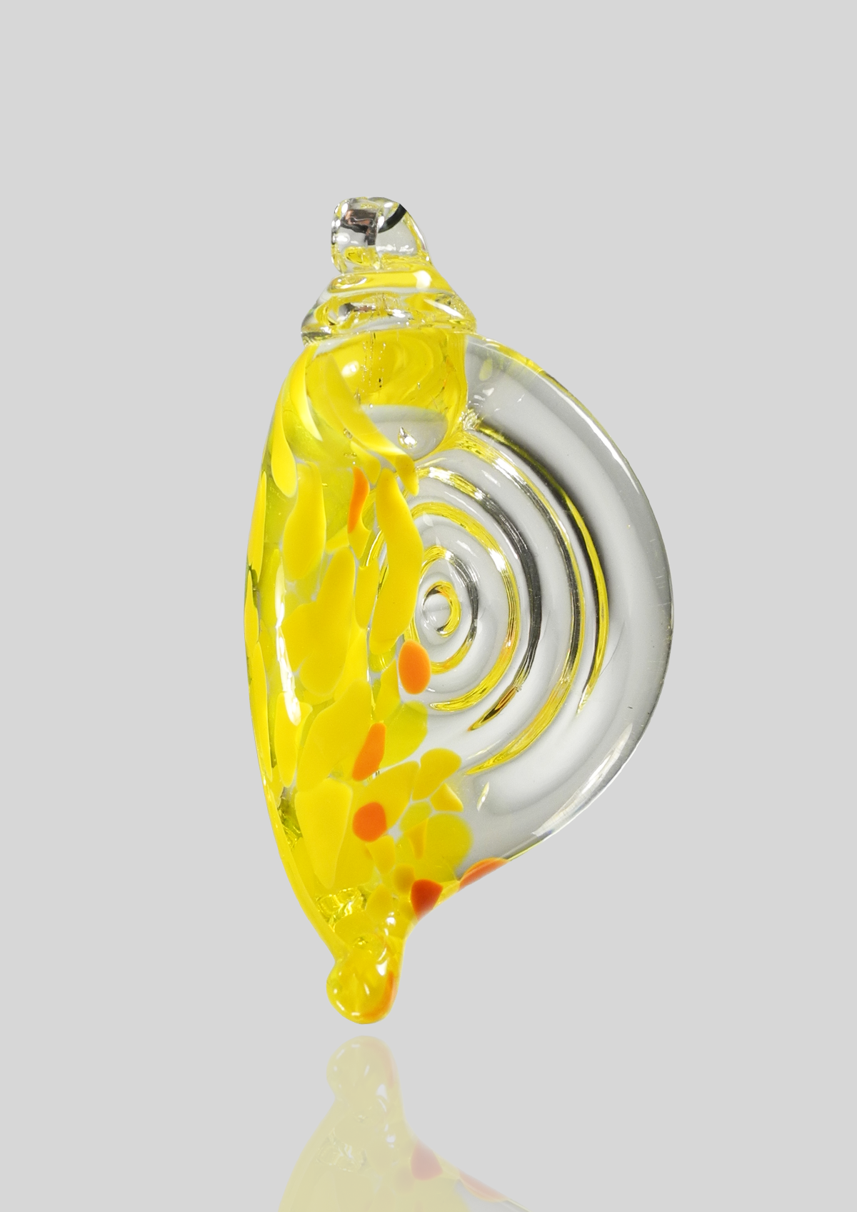 Shell Ornament - Glass Art - Kingston Glass Studio - Blown Glass - Glass Blowing