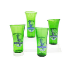 Set of 4 Steamwhistle Glasses - Glass Art - Kingston Glass Studio - Blown Glass - Glass Blowing