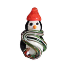 Snow Penguin Ornament - Glass Art - Kingston Glass Studio - Blown Glass - Glass Blowing